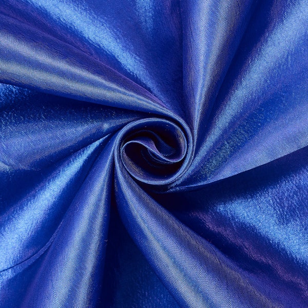 Royal Blue Extra Wide Nylon Taffeta Fabric 110" Wide For Table Covers, Backdrops, Curtains, Drapery and Swagging