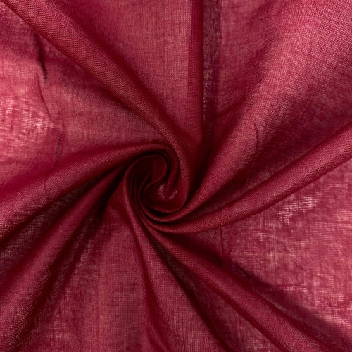 Wine 100 Cotton Voile Fabric Solid Pattern 60 Wide by Etsy