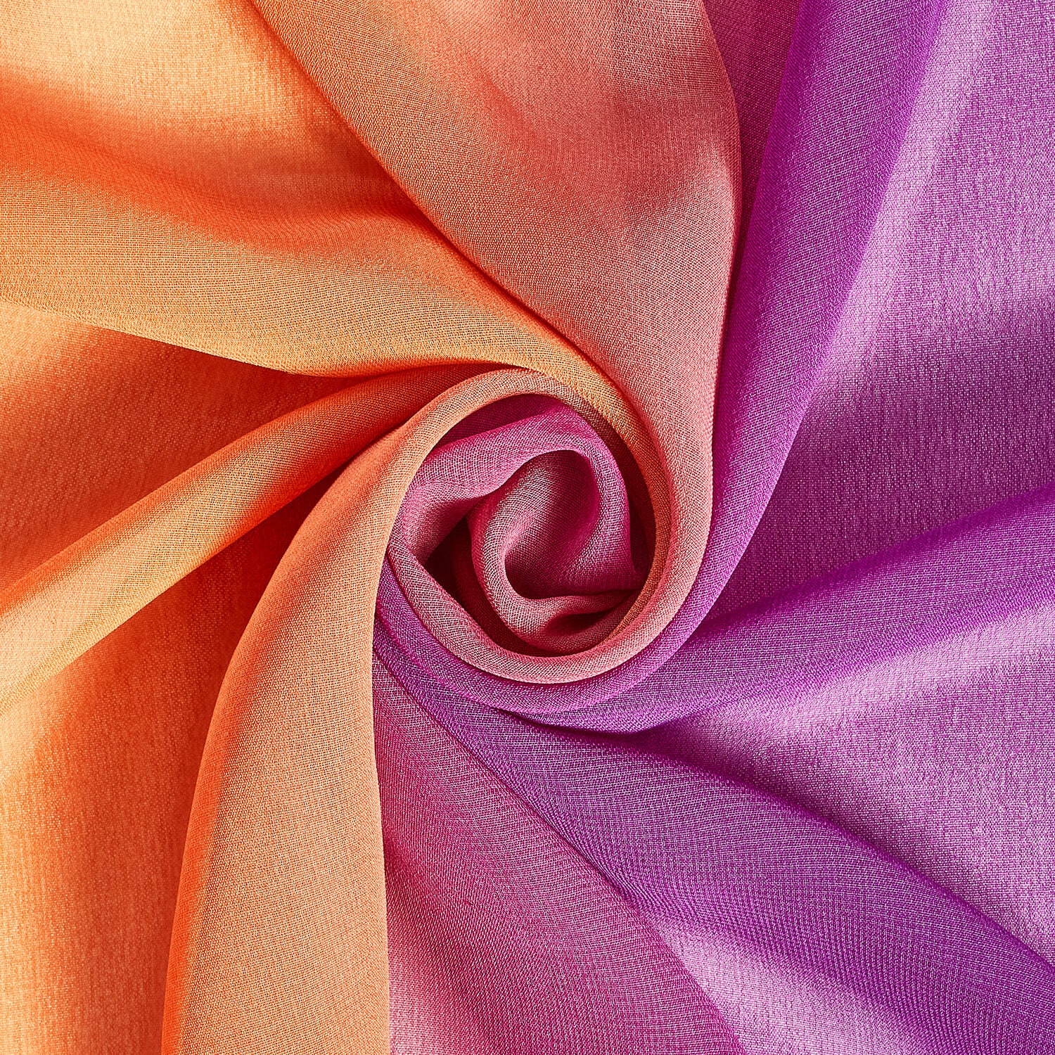 Digital Print Colorful Magic Chiffon 50D Fabric Ombre Dress Beach Shawl  Material