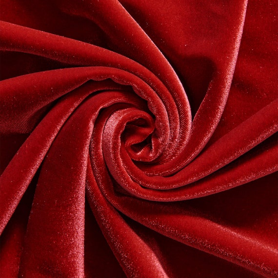 Stretch Velvet Fabric By The Yard