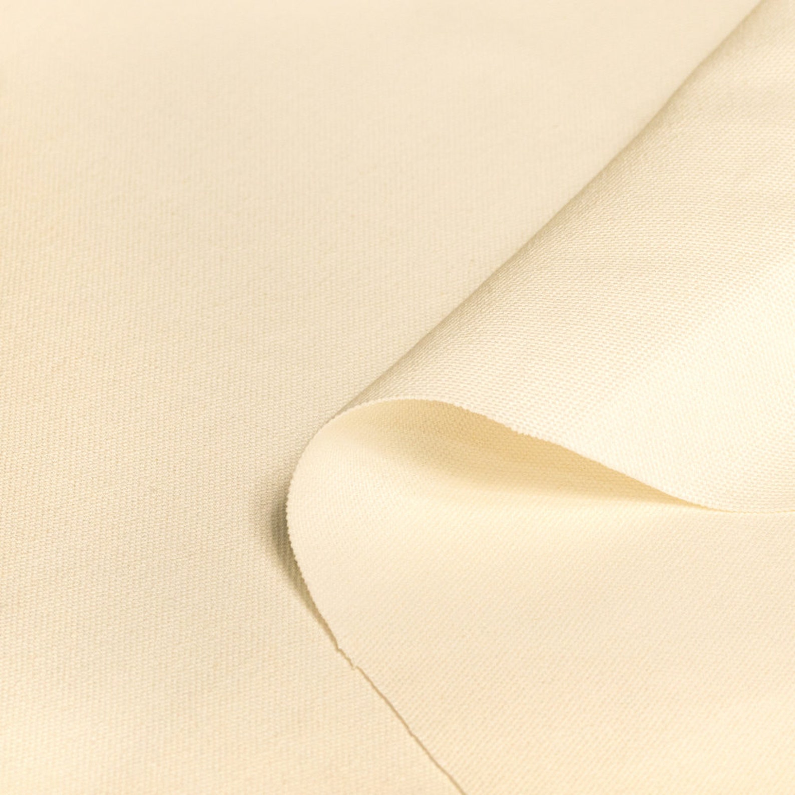10 Oz off White Cotton Duck Canvas Fabric 60 Wide 100 Etsy