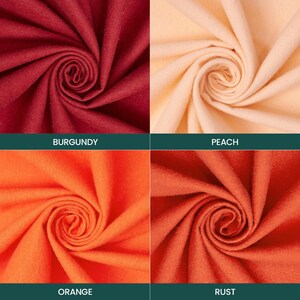 Cotton Flannel Fabric (5 oz) 100% Hypoallergenic 44/45 Inch Insulating By The Yard For Sewing Apparel, Accessories, & Décor image 3