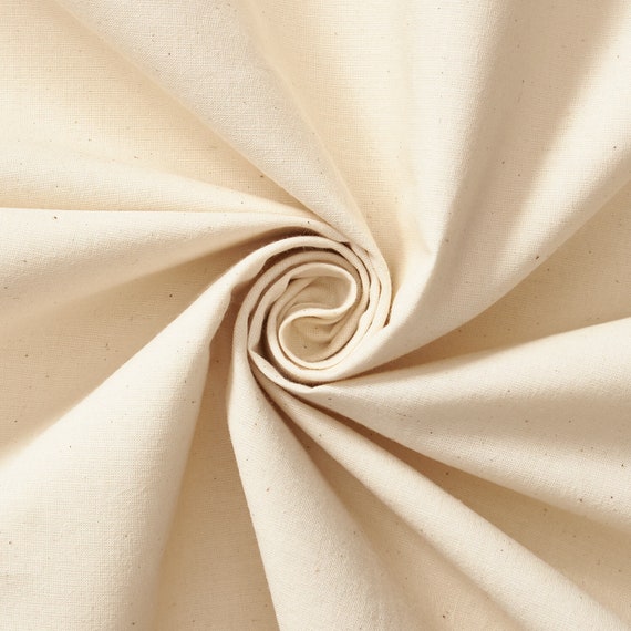 Unbleached Natural Muslin (48) - Hypoallergenic Cotton By The Yard