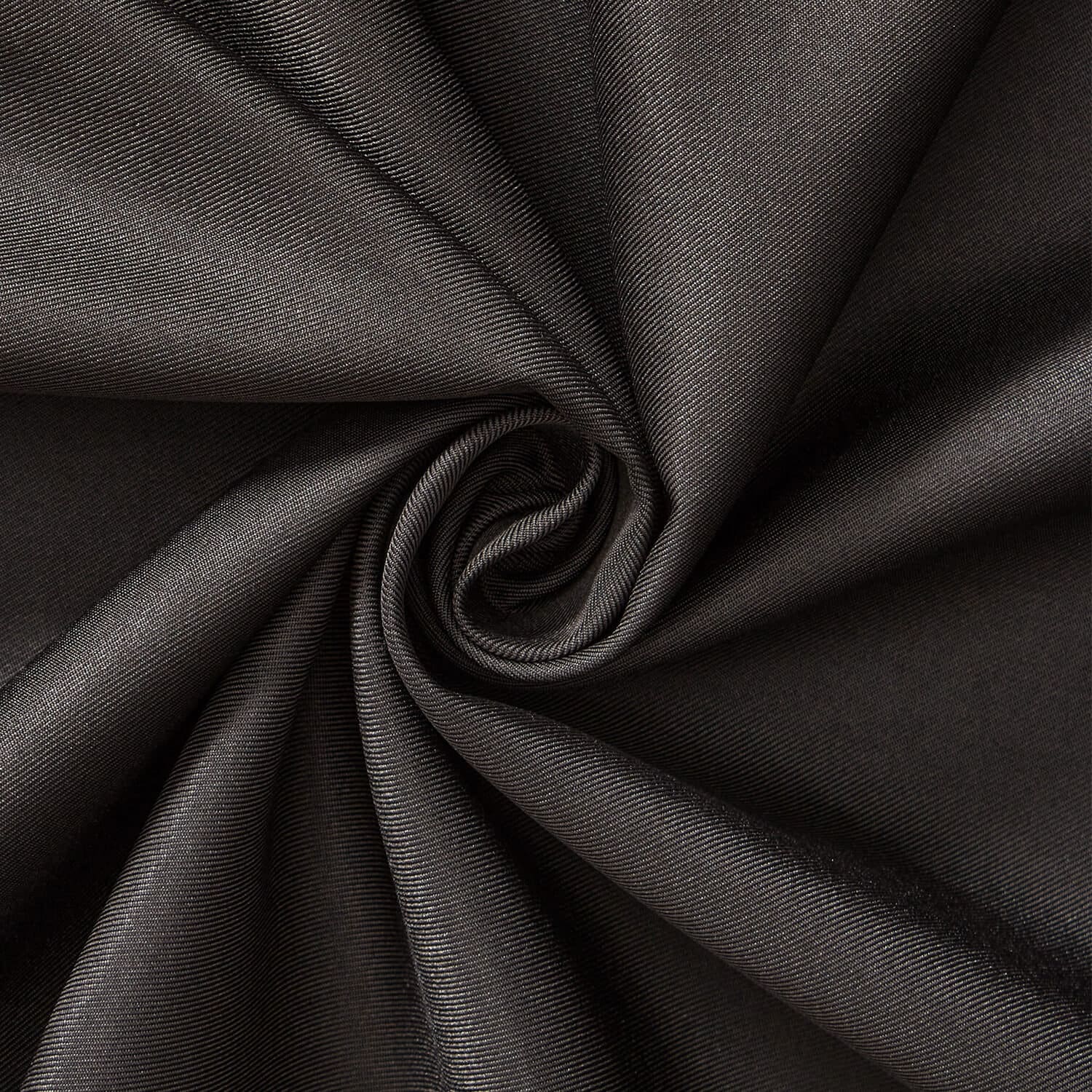 Woven Polyester Lining Fabric - 2.7 oz - Black - 58/60