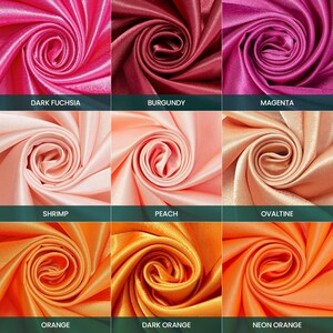 Premium Filament Yarn Polyester Crepe Back Satin Bridal (58/60 Inch) Silky Fabric By The Yard For Sewing Apparel, Accessories, Décor & More image 3