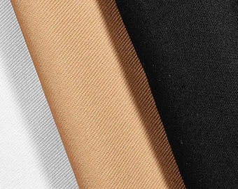 Tessuto Bull Denim (10 oz) di peso medio, cotone ipoallergenico resistente, tagliato su misura per cucire abbigliamento, accessori e tappezzeria