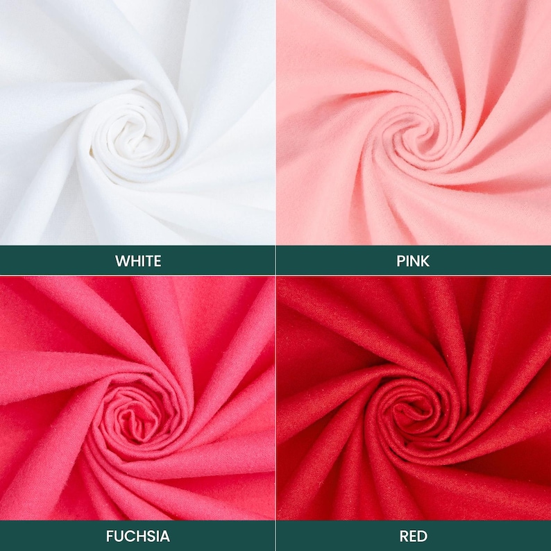 Cotton Flannel Fabric (5 oz) 100% Hypoallergenic 44/45 Inch Insulating By The Yard For Sewing Apparel, Accessories, & Décor image 2