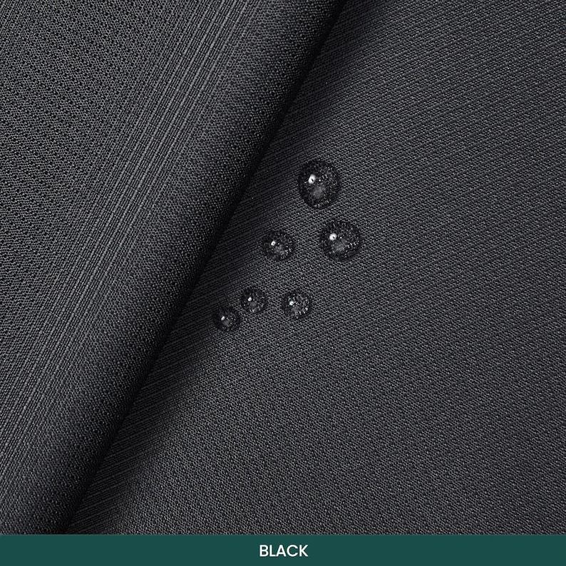 Ottertex® Polyester Ripstop Fabric Waterproof Heavy Duty Outdoor Lightweight By The Yard Wholesale Black