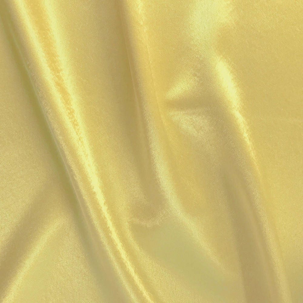 Light Yellow Crepe Back Satin Bridal Fabric for wedding | Etsy