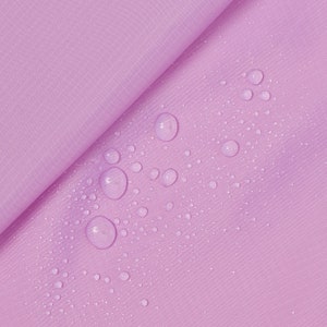 Ottertex® Nylon Ripstop (DWR Coated) 70 Denier 100% Nylon 58/60" Wide Water-Resistant Fabric BTY Lilac