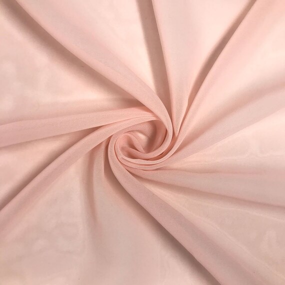 blush chiffon fabric