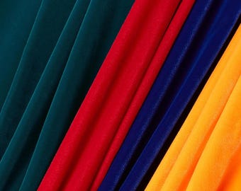 Micro Velvet Polyester 45 Inch Medium To Heavyweight Fabric By The Yard