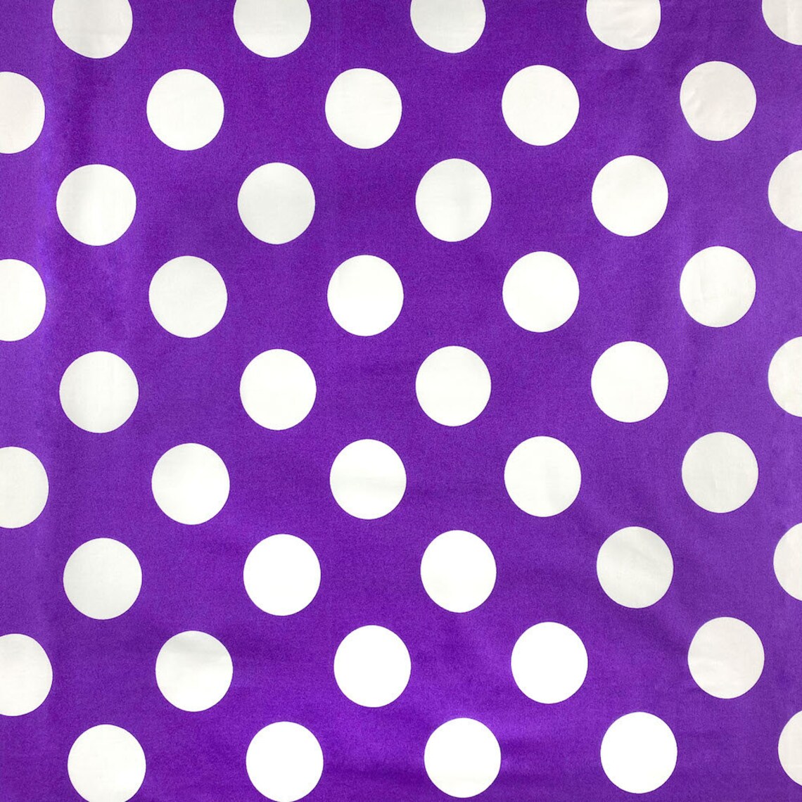 Polka Dot Extra Large Printed Fabric Purple / White 100 Etsy Australia