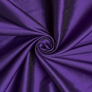 Purple Polyester Taffeta Lining Fabric 54/56&quot; Wide 100% Polyester Sold By The Yard