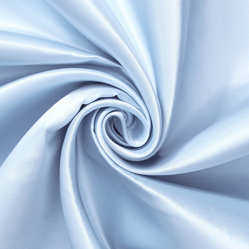 Medicine Blessing Blue Satin Fabric By the Yard Pre Order