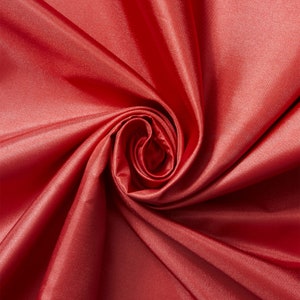 Burgundy Polyester Lining Fabric Silk Habutae 60&quot; Wide Habotai Habutai By The Yard
