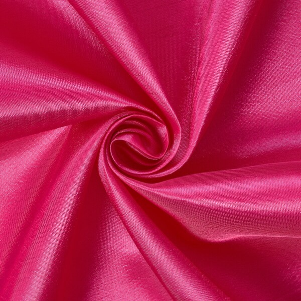 Fuchsia Extra Wide Nylon Taffeta Fabric 110" Wide For Table Covers, Backdrops, Curtains, Drapery and Swagging