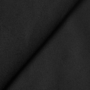 May include: Close-up of a black fabric with a woven texture.