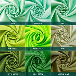 Premium Filament Yarn Polyester Crepe Back Satin Bridal (58/60 Inch) Silky Fabric By The Yard For Sewing Apparel, Accessories, Décor & More image 6