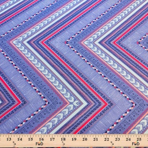 Ottertex™ Printed Canvas Fabric Waterproof Outdoor 60&quot; Wide 600 Denier By The Yard - Labyrinth Periwinkle