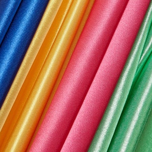 Premium Filament Yarn Polyester Crepe Back Satin Bridal (58/60 Inch) Silky Fabric By The Yard For Sewing Apparel, Accessories, Décor & More