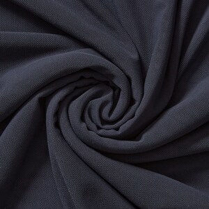Solid Power Mesh Fabric Nylon Spandex 60&quot; wide Stretch Sold BTY Navy Blue