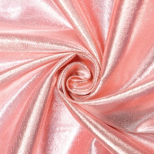 Tissue Lame Fabric Shiny Pink for Craft Decoration Costume Design 44&#39;&#39; Wide By The Yard
