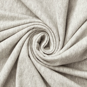 Heather Grey Cotton Jersey Spandex Knit Stretch Fabric 58/60&quot; wide All colors