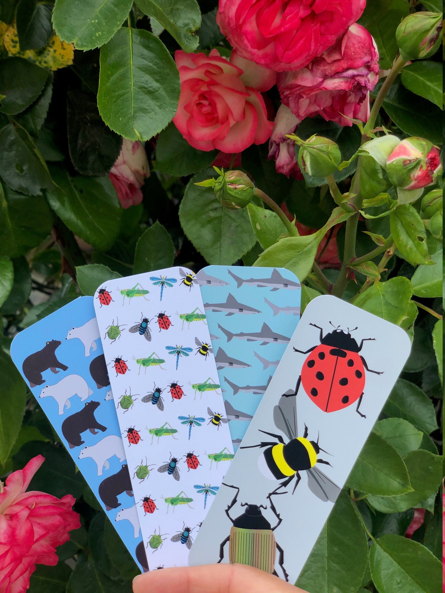 bookmarks bookmark set kids bookmark nature bookmark etsy