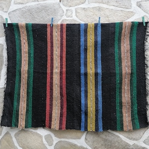 Handwoven rug, Vintage Rag Rug, European Decorative Rug, Farmhouse Rug Kilim, Floor Rug, Area Rug, Bulgarian folk art, FREE DELIVERY