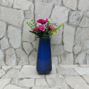 Swedish vintage Vase Gustavsberg design by Sven Jonson &#39;Lagun&#39;  Sweden Blue Vase Cobalt blue Laguna vase home kitchen interior decor