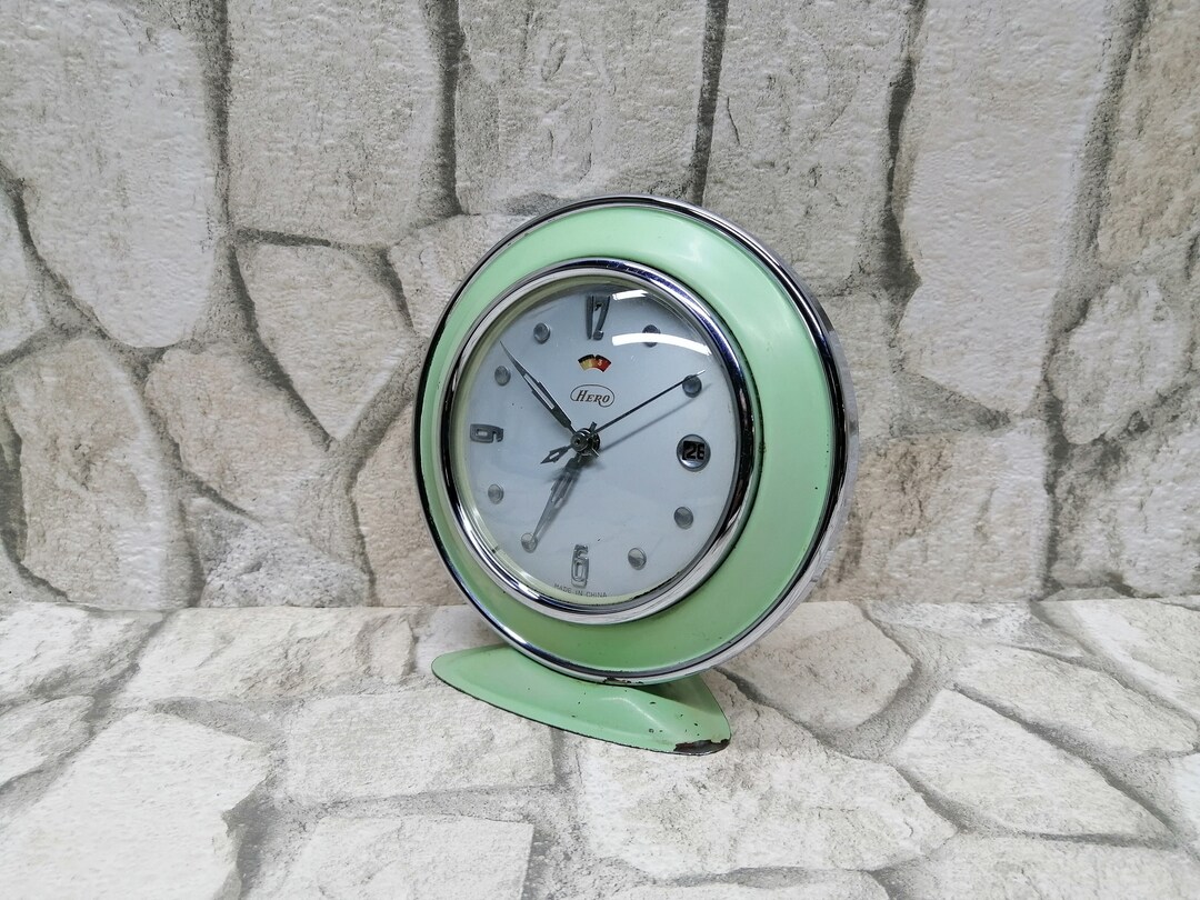 Vintage HERO Alarm Clock China Clock Manual Alarm Clock Home Etsy