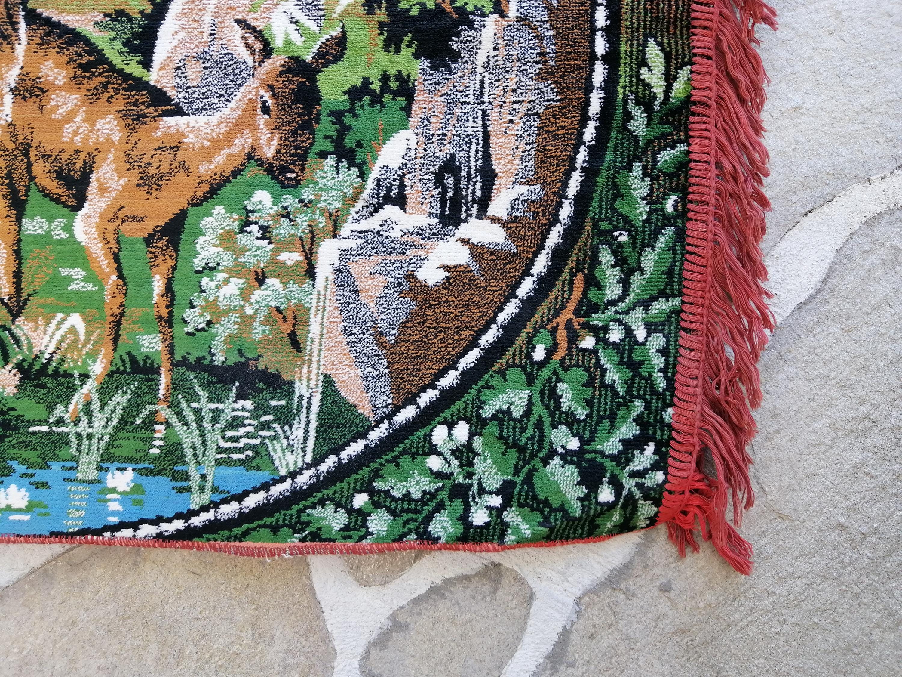 Applique murale en résine vintage cerf style campagnard pour décoration intérieure