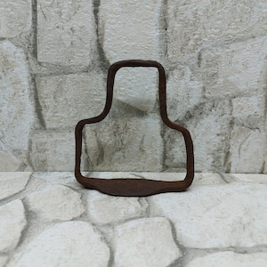 Vintage Iron Stirrup, Antique Metal Stirrup, Horse Stirrup, Equestrian Decor, Farm Decor Rustic Stirrup Horse Riding Iron Rusty Iron Stirrup