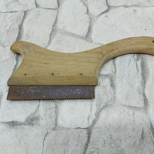 Saw - Vintage Hand Saw - Keyhole Saw - Pruning Saw - Wooden Handle Iron Saw - Primitive Garden Cutting Tool -  Vintage hand held saw