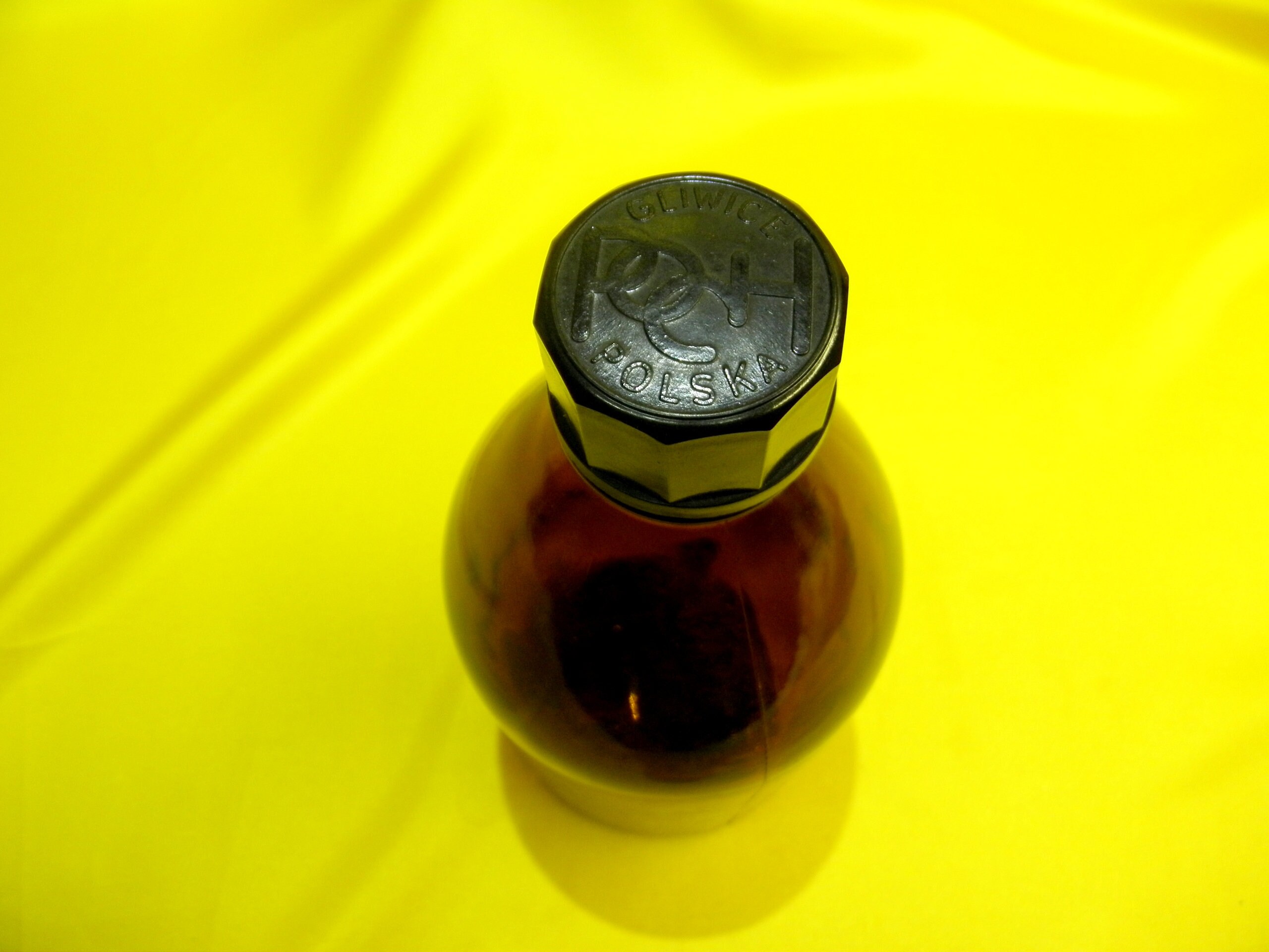 Vintage Large Brown Glass Apothecary Medicine Bottle 1000ml Bakelite ...