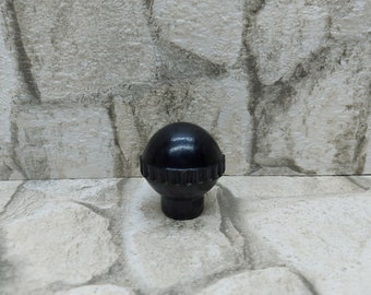 Pomo de palanca de cambios vintage de baquelita negra - Accesorio retro para coche