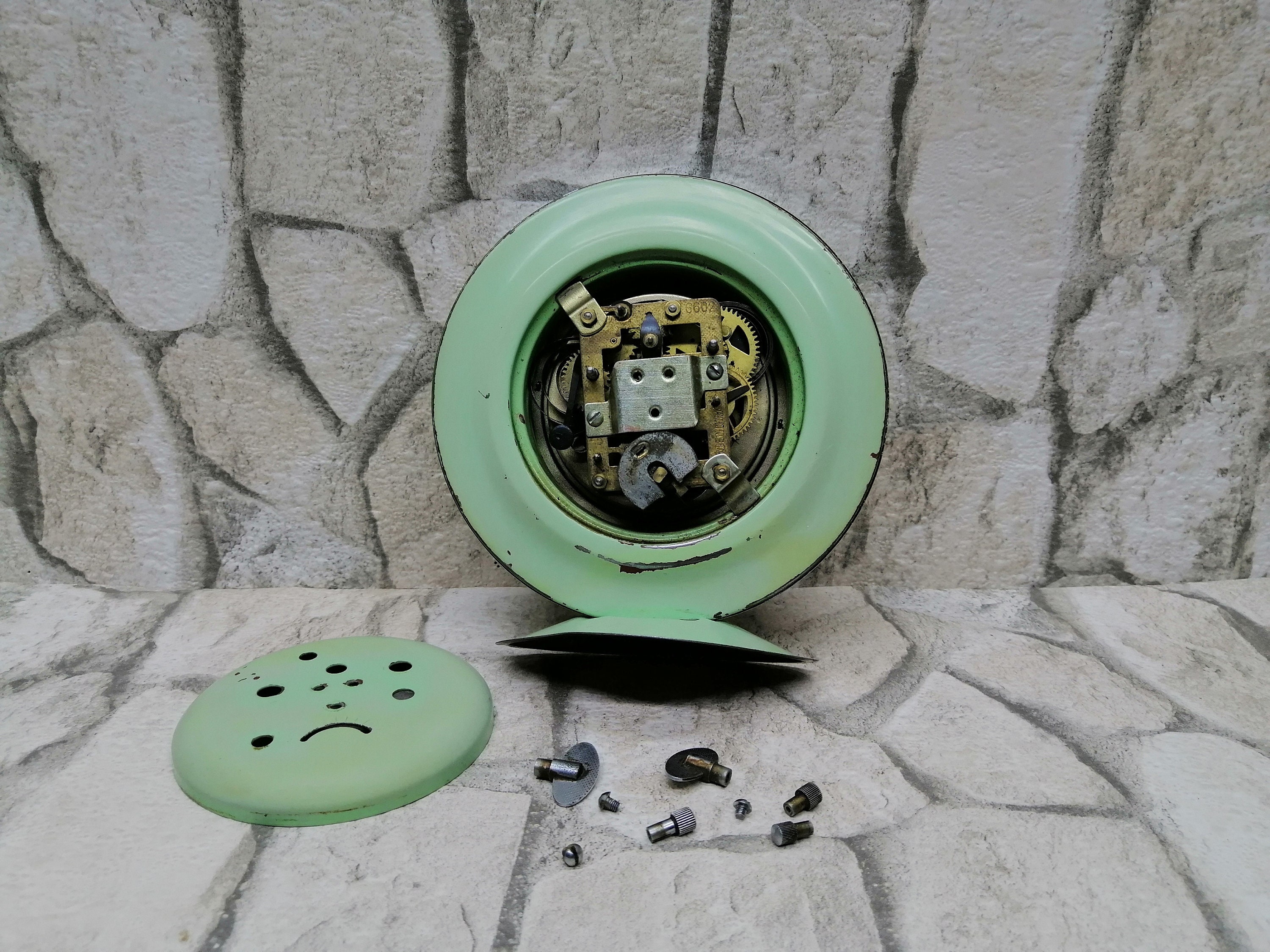 Vintage HERO Alarm Clock China Clock Manual Alarm Clock Home Etsy