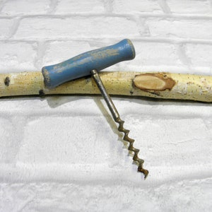 Corkscrew, Wine Corkscrew, T Corkscrew, Vintage Corkscrew, Corkscrew Wine Bottle Opener, Wooden Handle, Wine Lover Gift, Man Cave, Wine Gift