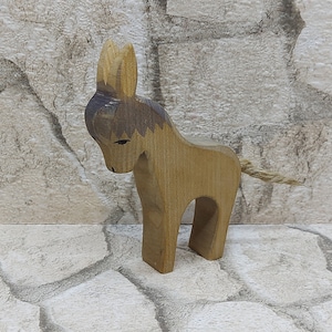 On Sale Ostheimer Wooden Donkey Toy Farm animal Branding Ostheimer animals Wooden figure Old model with marked OSTHEIMER FREE SHIPPING