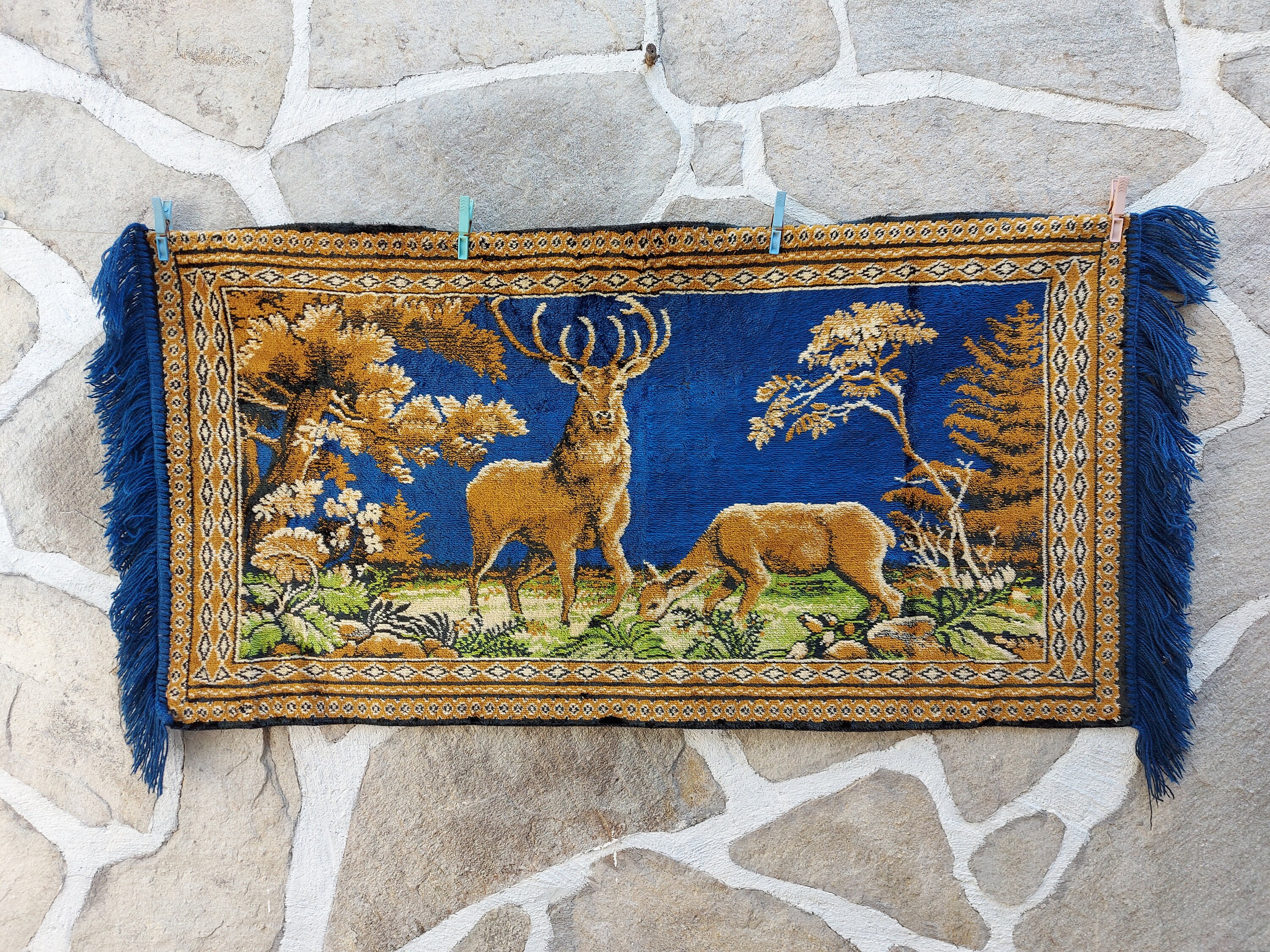 ヴィンテージ アメリカン クラフト メキシコ 手織りタペストリー ヴィンテージ アメリカン クラフト メキシコ 手織りタペストリー