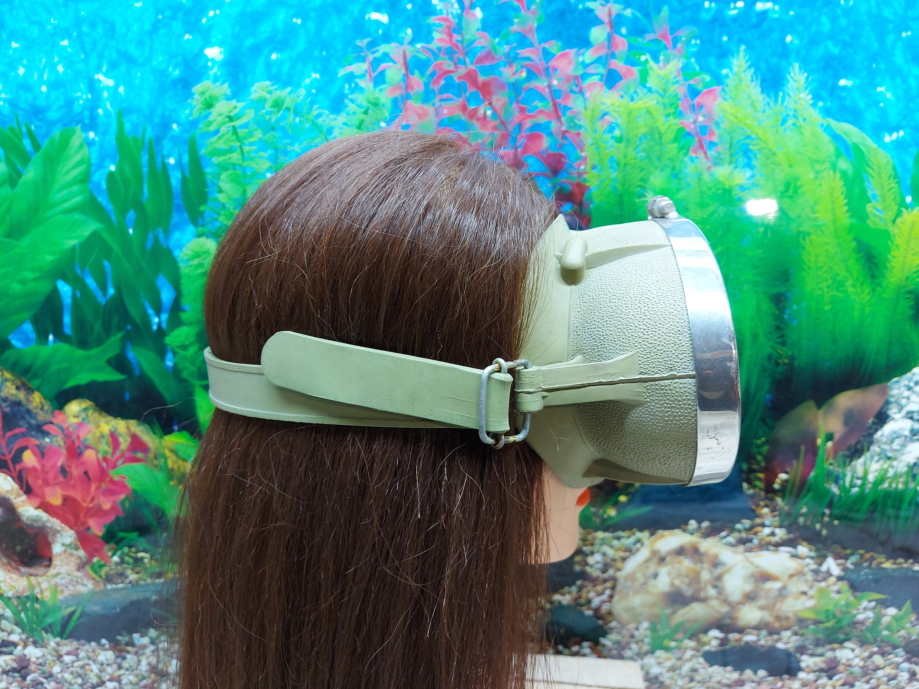 Vintage Rubber Diving Mask Collectible Diving Mask Decor Etsy