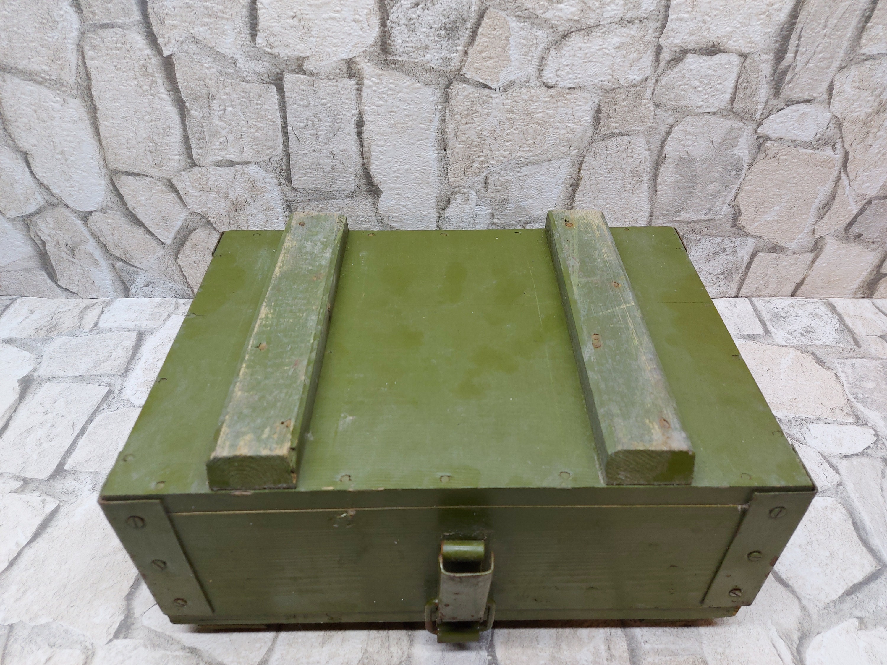 Military Red Cross Box Military Metal Box Army STORAGE CONTAINER Military  Surplus Container Military Box Army Box Soldier Case Soviet USSR 