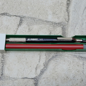 Vintage MECHANICAL PENSIL "KIMEK" Russian Pencil  Mechanical Soviet Pencil with box and  rods to replace Free shipping with tracking