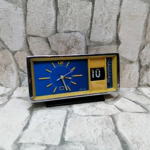 Vintage Diamond Alarm Clock: China Clock (For Parts/Repair)