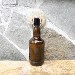 Vintage Altenmunster Brauer Bier Bottle with Clip Closure - Germany 0.5L
