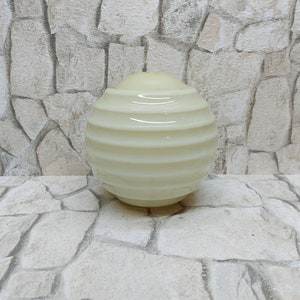 Lichte hangverlichting plafond Oude Europese glazen bol Oude glazen bol Bol Glazen bol voor kroonluchter Vintage Art Deco Ball Lamp