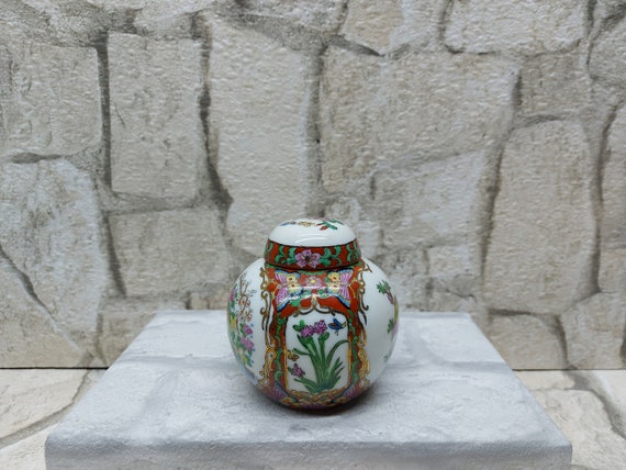 Vase Pot à Gingembre Depot – Céramique Dorée, Style Moderne, Avec Couvercle