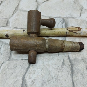 Antique Vintage Wooden Wood TAP or Spigot For Wine Beer Whiskey Barrel or Keg Approx. 7л1 in long, Man Cave Decor