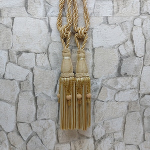 On Sale European Tassel Curtain Tiebacks Beige, Gold, Curtain Tassel Tieback Free Shipping with tracking